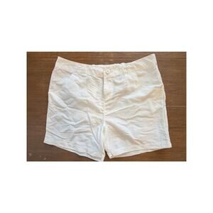 Columbia PFG Womens White Fishing Shorts Omni-Shade Quick Dry Size 10